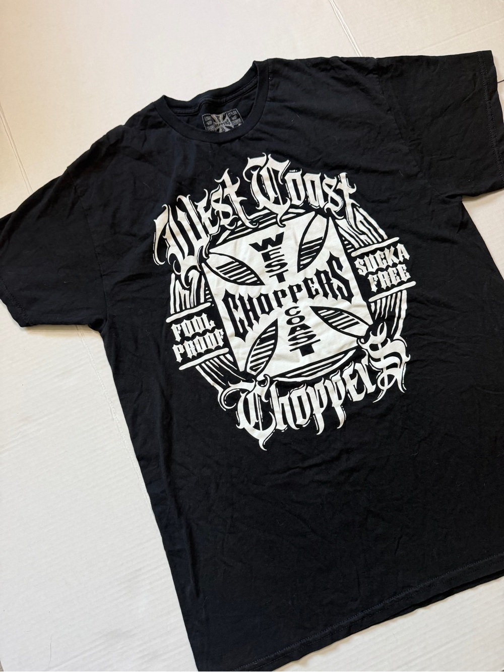 West Coast Choppers Graphic Tee T-Shirts Mens Size Medium Y2K Skate Biker